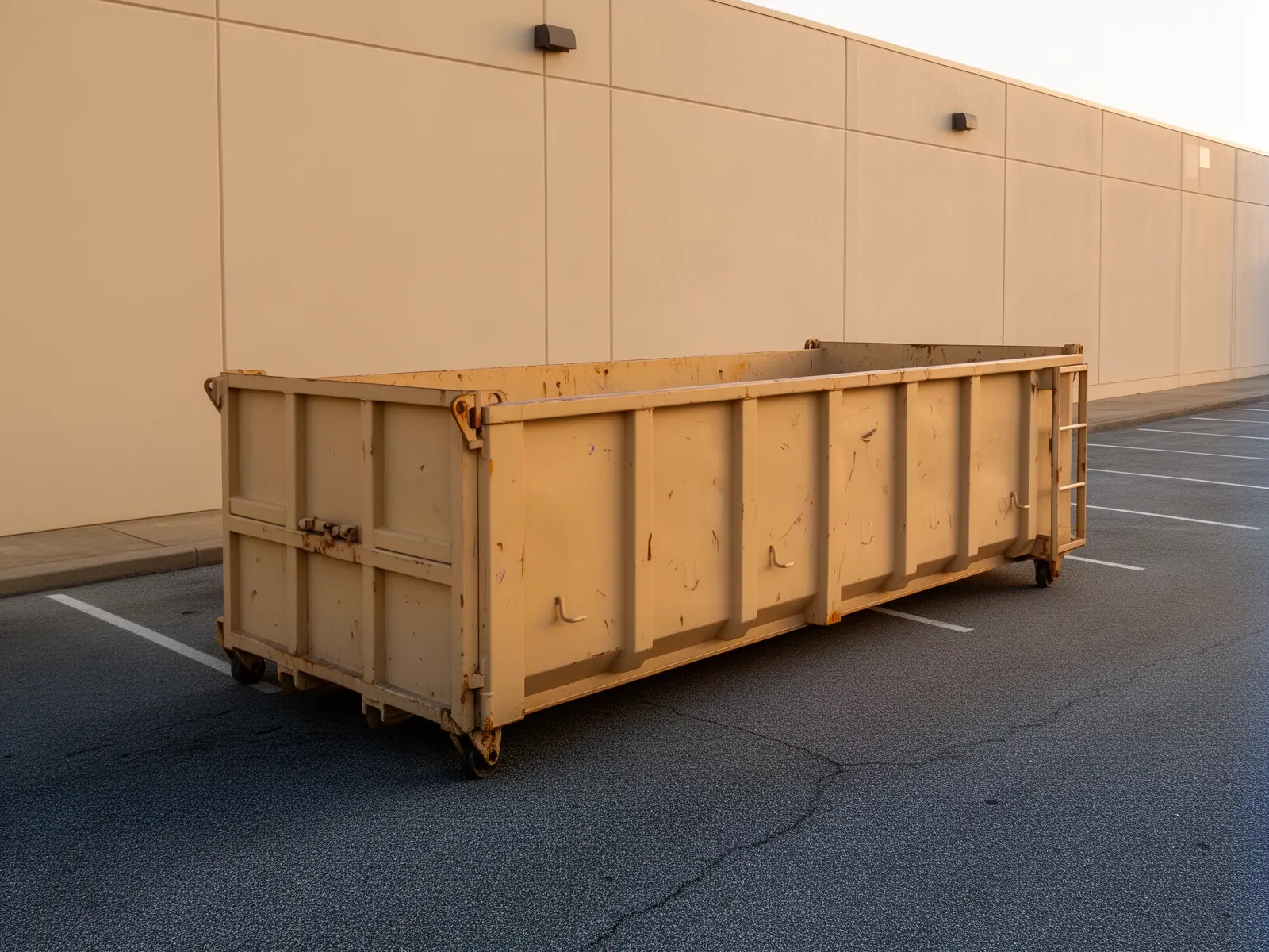 Roll-off dumpster from Kohn Brothers Dumpster Rental in Baton Rouge, LA